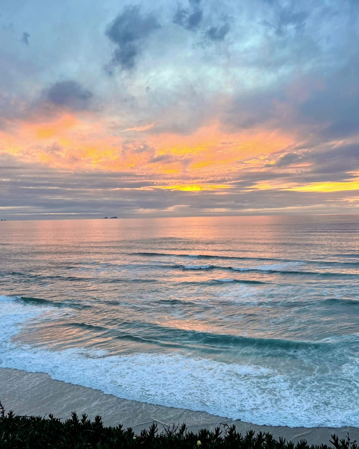 Sunset over the Atlantic at Peniche